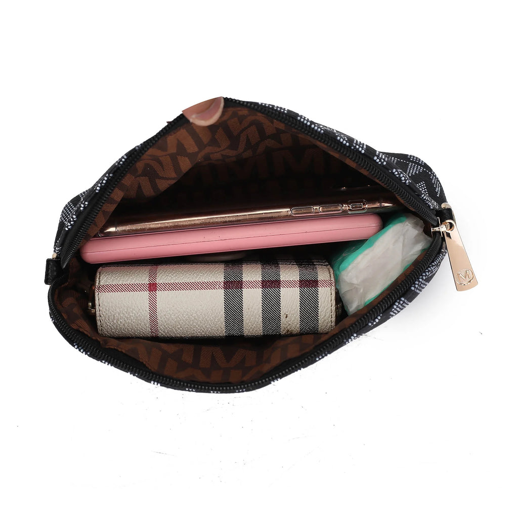 Chic & Versatile: by Mia K. Marimar Women's Signature Tote Bag Set in Chocolate Brown - Includes Mini Tote, Pouch & Wristlet