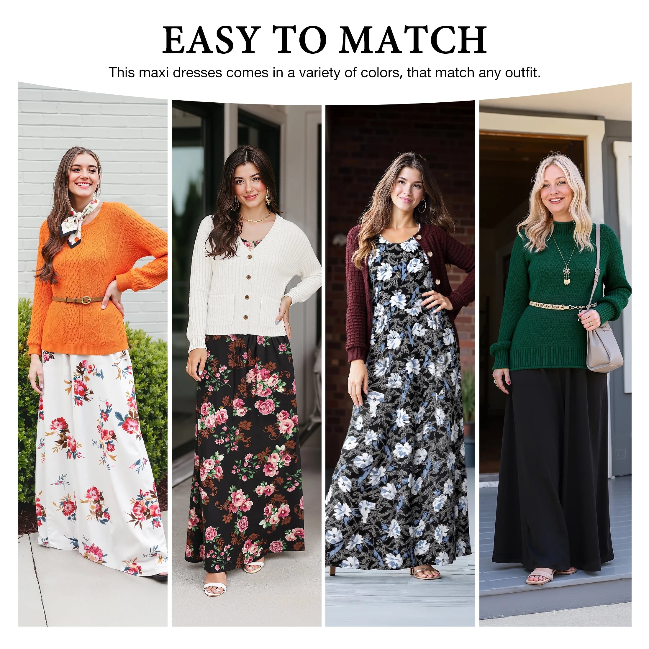 Effortlessly Chic Women's Short Sleeve Maxi Dress with Pockets - Dark Purple, XL